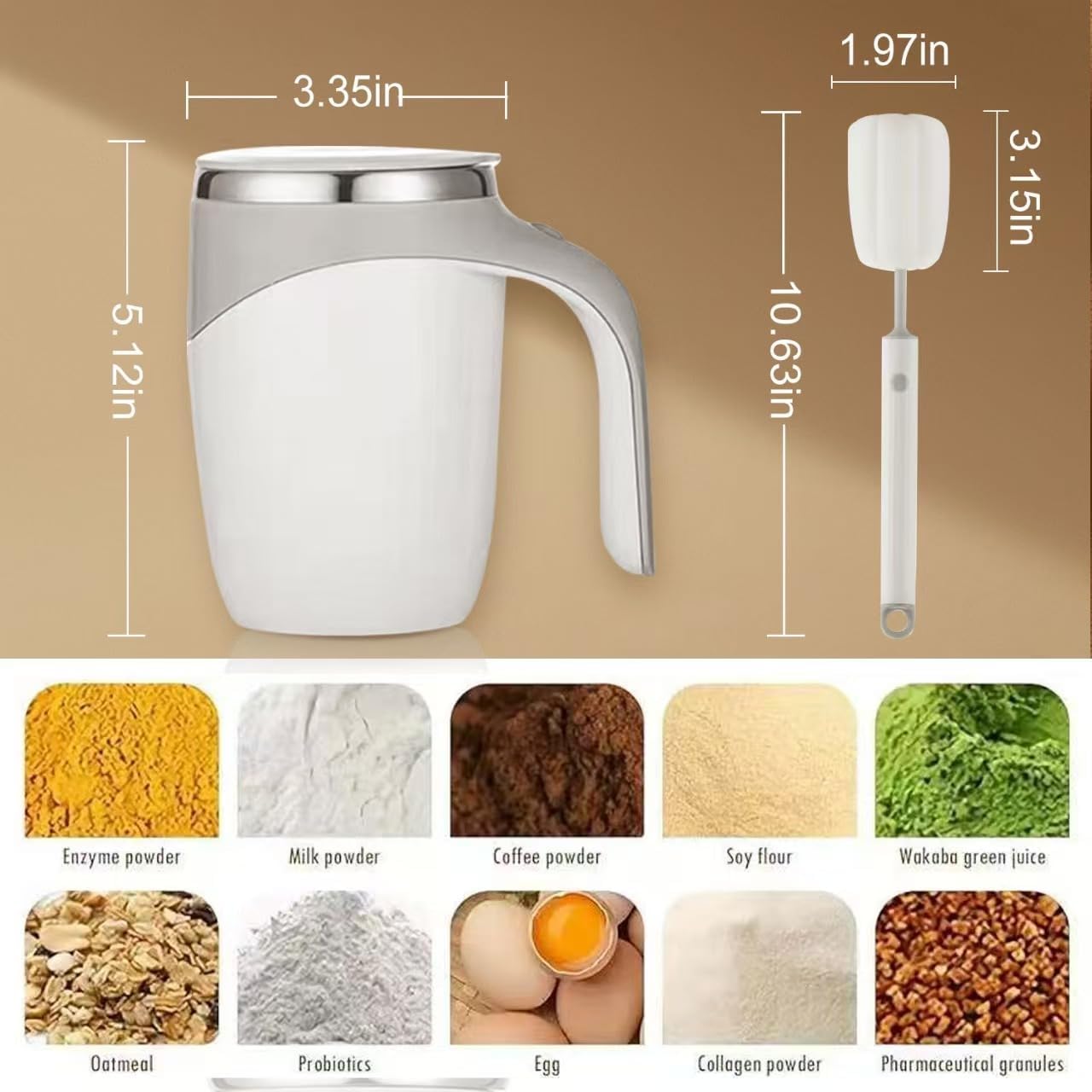 Automatic Self Stirring Coffee Mug  Electric Mixing Cup