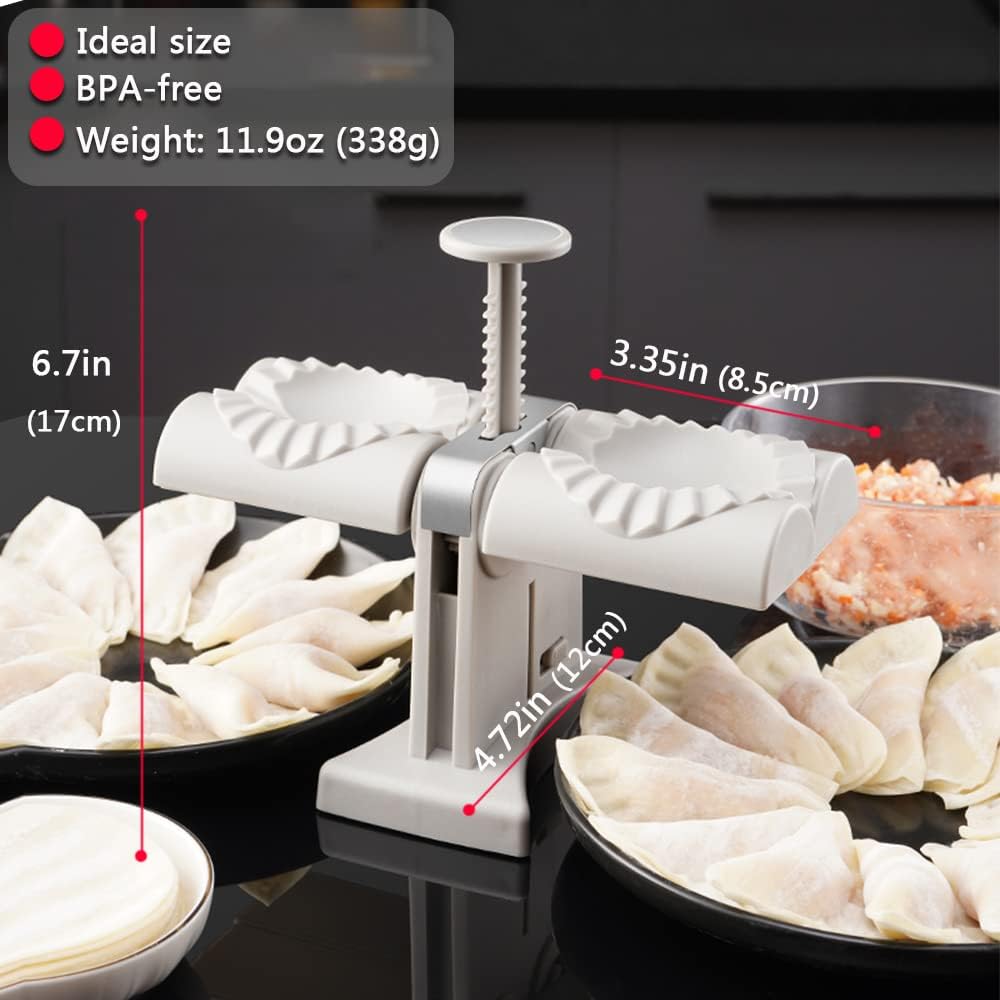 2-in-1 Automatic Dumpling Maker – Fast, Easy & Perfect Dumplings