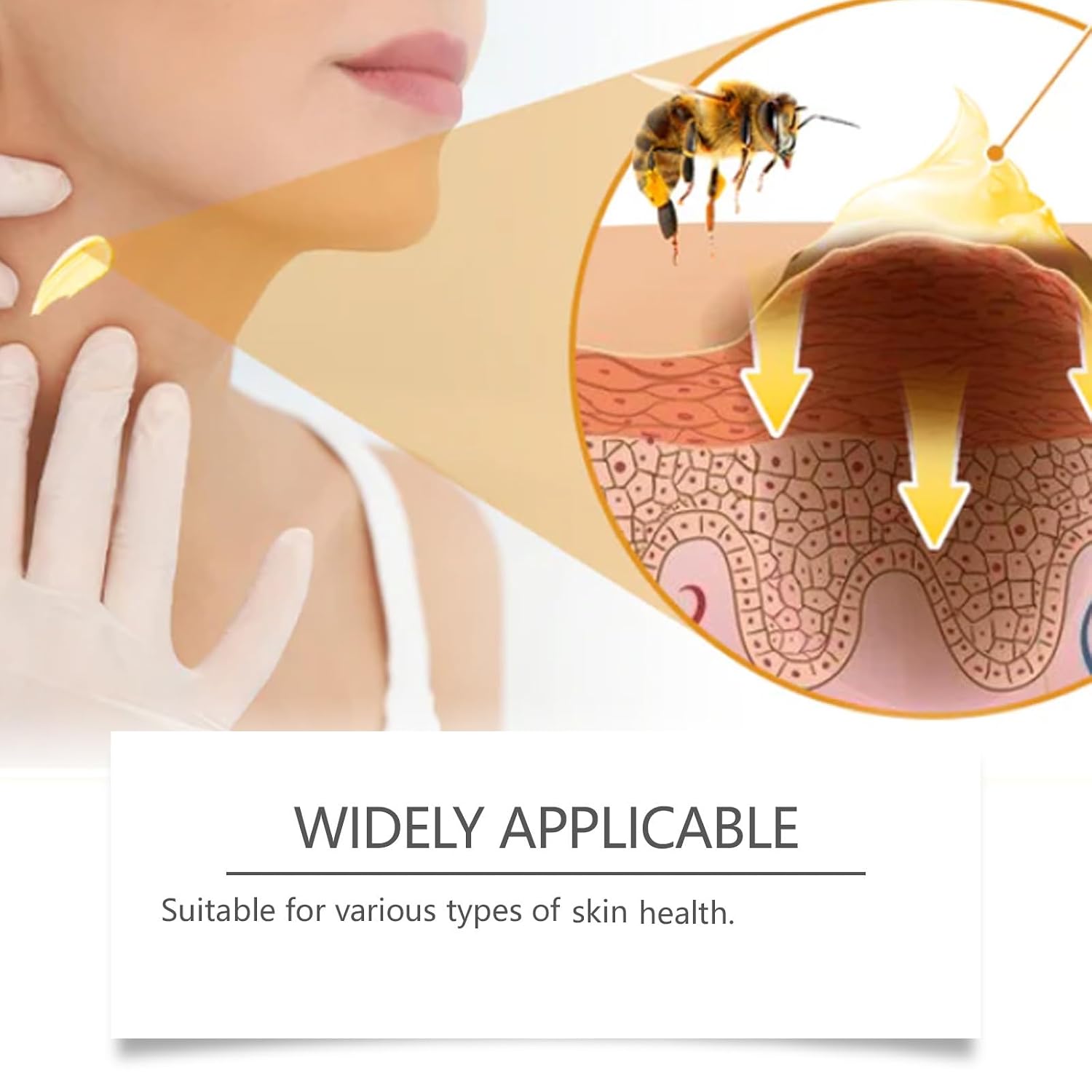 🐝 HOUKEA Bee Venom Skin Care Cream – Rejuvenating Anti-Aging Facial Moisturizer