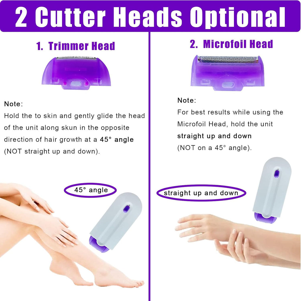 Women Laser Rechargeable Epilator Remover Smooth Touch Hair Removal Instant Pain Free Razor Sensor- Light Technology Hair Remove