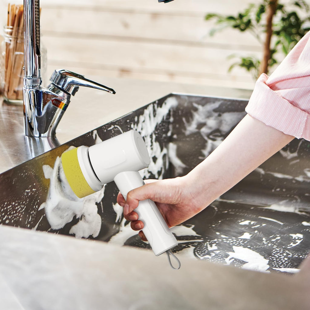🧹 Cleaning Magic Electric Brush – 5-in-1 Cordless Multi-Surface Scrubber