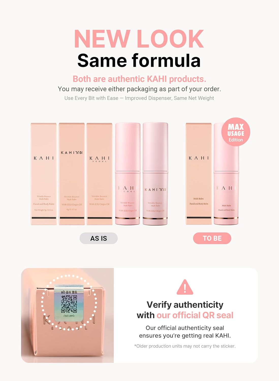 ✨ KAHI Wrinkle Bounce Multi Balm – Hydrating Glow & Wrinkle Care Stick