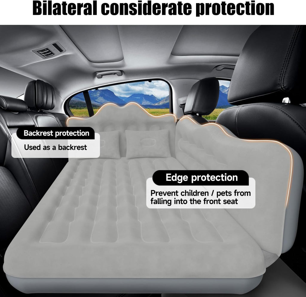 Car Back Seat Air Mattress – Comfortable Inflatable Travel Bed for Road Trips