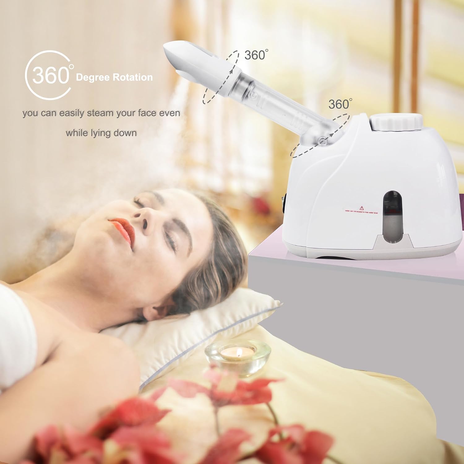 Kingdom K-33S Face Steamer – Micro Steam Facial Moisturizer & Skin Care Device