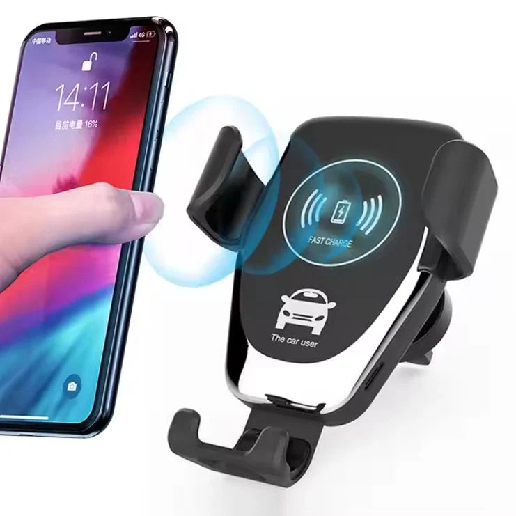 10W Wireless Quick Charger Car Holder – Smart Automatic Phone Mount for Safe & Hands-Free Driving