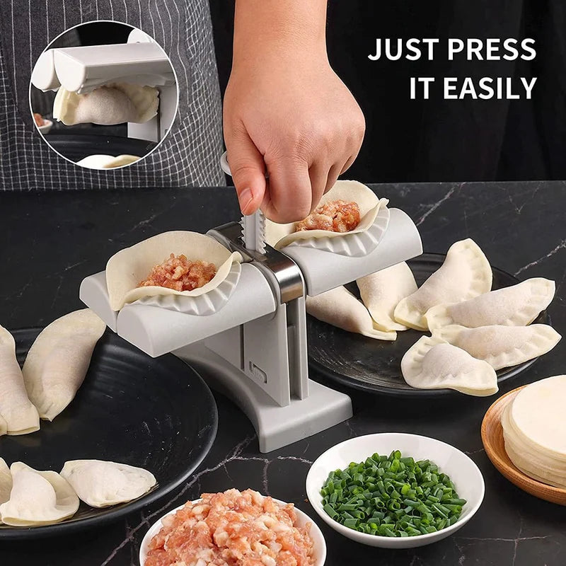 2-in-1 Automatic Dumpling Maker – Fast, Easy & Perfect Dumplings