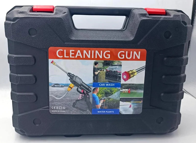 Rechargeable Cordless / Wireless Pressure Washer | Battery 48V & Charger With Microfiber Cloth | For Car, Bike, Solar Panel etc