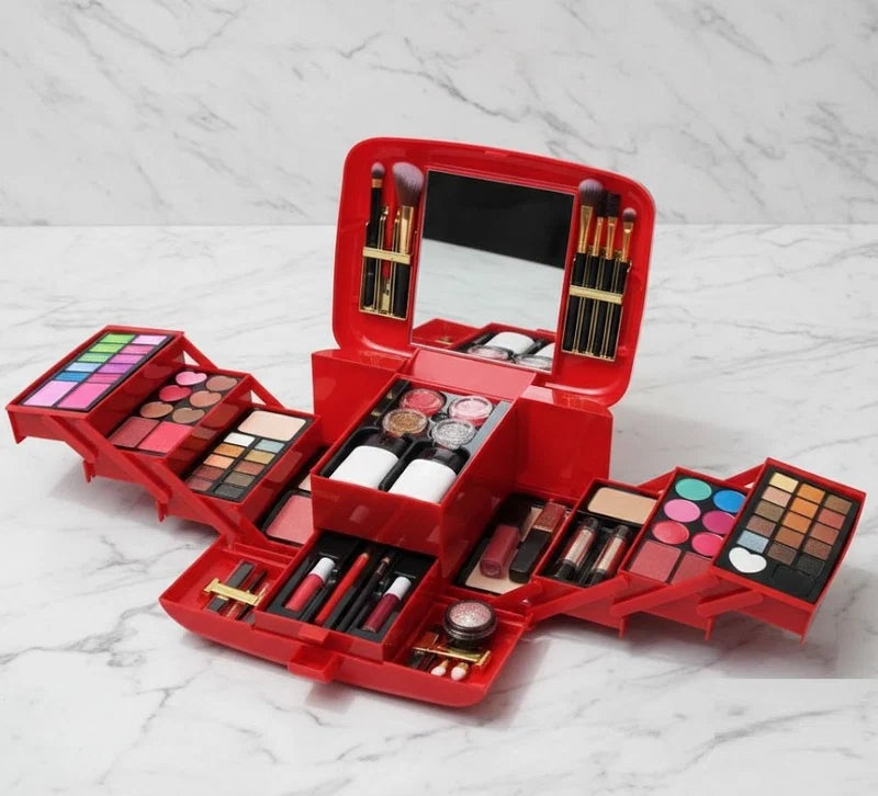 💄 Classic Deluxe Vanity Case Make-Up Kit – Complete Beauty Collection