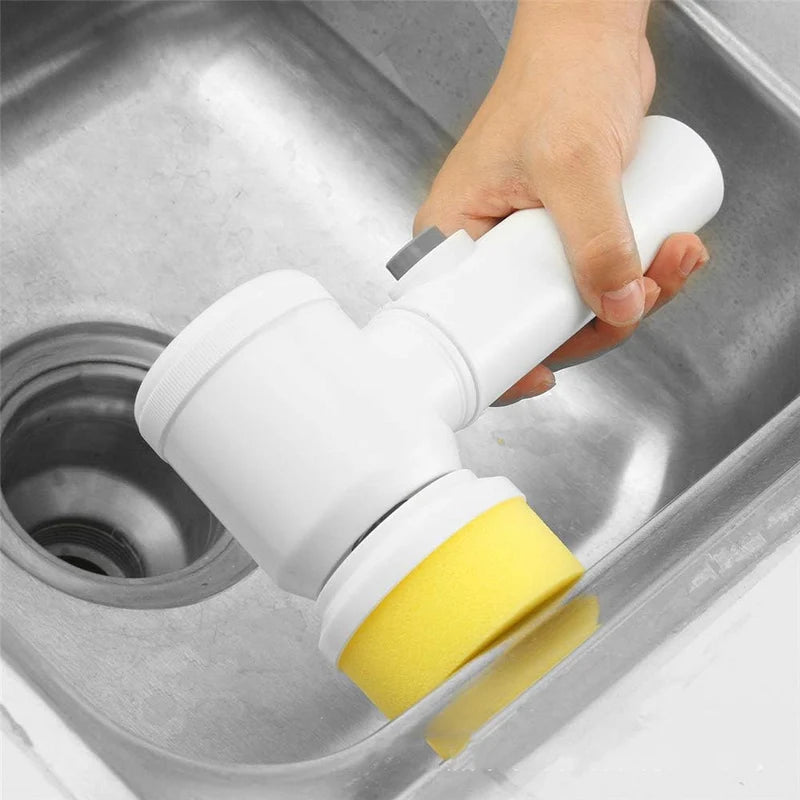 🧹 Cleaning Magic Electric Brush – 5-in-1 Cordless Multi-Surface Scrubber