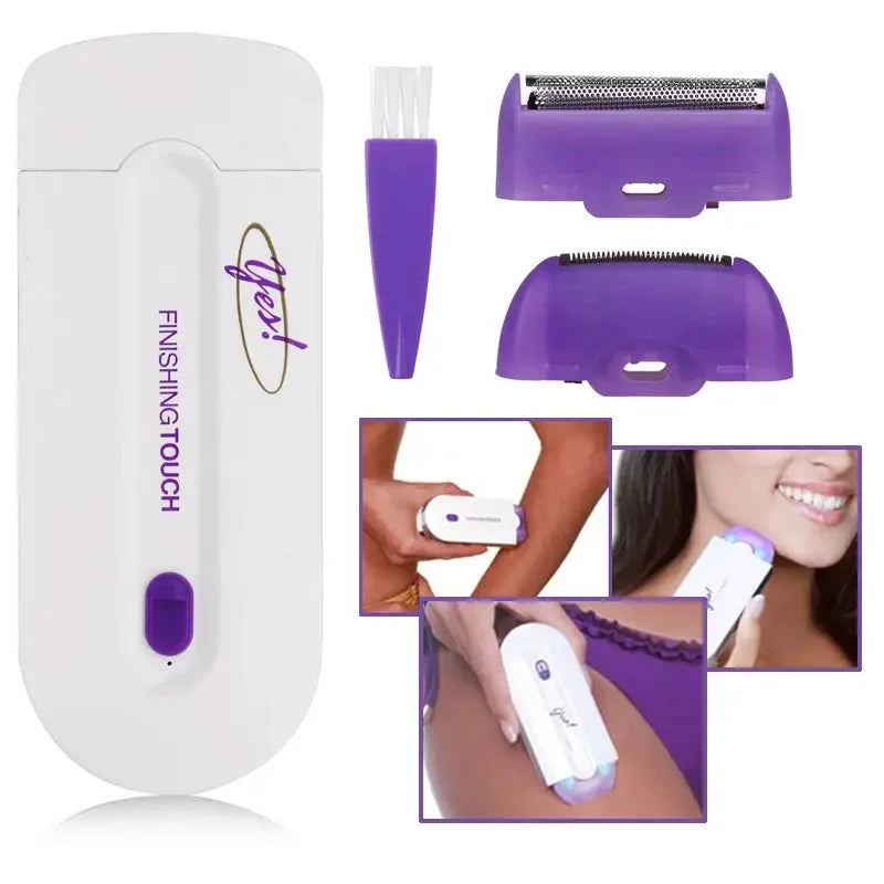 Women Laser Rechargeable Epilator Remover Smooth Touch Hair Removal Instant Pain Free Razor Sensor- Light Technology Hair Remove