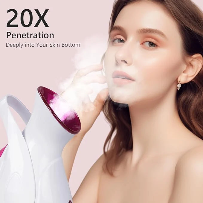 ✨ Nano Ionic Facial Steamer – Spa-Like Facial Care & Deep Hydration