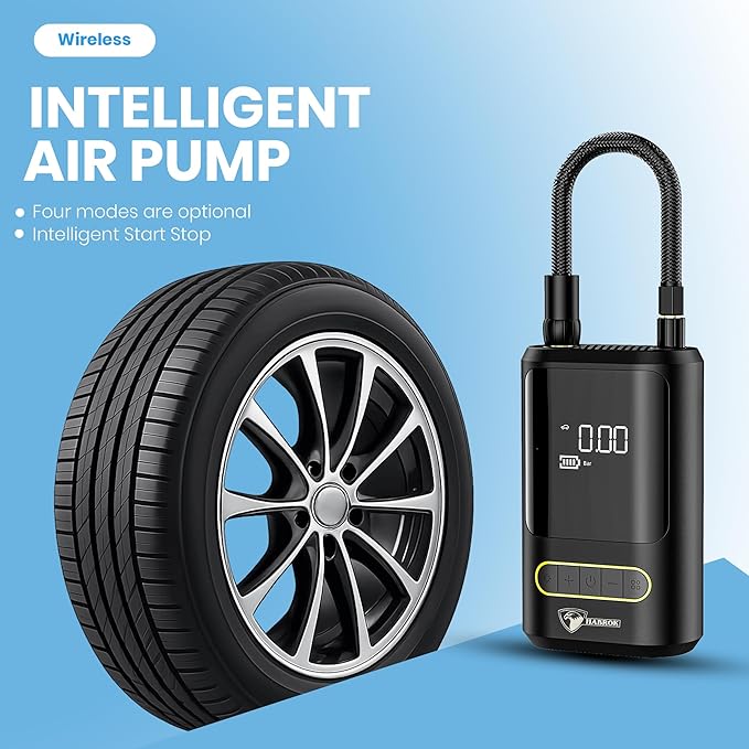 Portable Digital Air Compressor – 150 PSI Cordless Tire Inflator