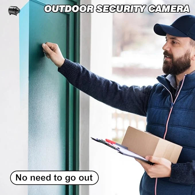 senri Wireless Camera Hidden Cameras, Mini Nanny Cam Smart Home, Small Indoor Outdoor Camera with Remote View, Compatible with Android and iOS, Baby, Pet Monitor, Car Guard(Video Only)
